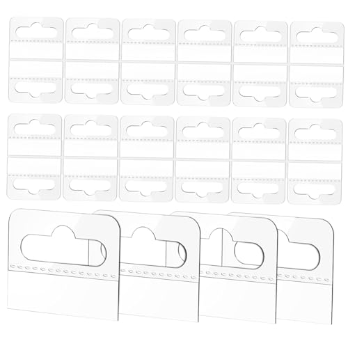 DOITOOL 220 Stück Selbstklebender Tag Etiketten zeigen Tags an leere Etiketten -Tags Kennzeichnung von Preisetiketten Stichworte mit Geschenkanhänger Einzelhandelsdisplay PVC Transparent von DOITOOL