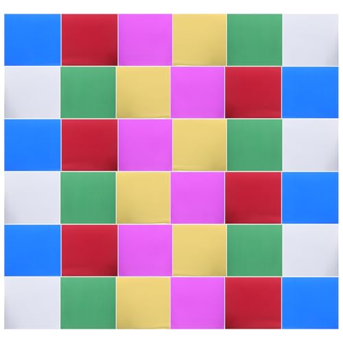 DOITOOL 224 Blatt Metallic-Folienkarton – Spiegeloberfläche, farbiges Origami-Folienpapier zum Basteln von Karten, Einladungen und Dekorationen von DOITOOL