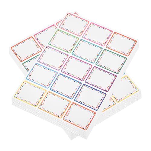 DOITOOL 23 Blatt Aufkleber für Namensschilder Tags-Aufkleber Sortieraufkleber Aufkleber -Tags Namensschild-Aufkleber Namensschilds Etikettenaufkleber Aufkleber aus synthetischem Papier DOITOOL 23 Blatt Aufkleber für Namensschilder Tags-Aufkleber Sortieraufkleber Aufkleber -Tags Namensschild-Aufkleber Namensschilds Etikettenaufkleber Aufkleber aus synthetischem Papier von DOITOOL