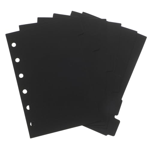 DOITOOL 24 Blatt Teiliges Trennblätter für Ringbuch Schwarze Innenseiten Teiler für Notizbuch Planer und Bürobedarf als Collegeblock Register und Organizer DOITOOL 24 Blatt Teiliges Trennblätter für Ringbuch Schwarze Innenseiten Teiler für Notizbuch Planer und Bürobedarf als Collegeblock Register und Organizer von DOITOOL