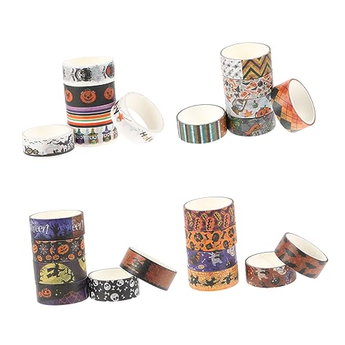 DOITOOL 24 Rollen Halloween-Washi-Tape Party fallen Dekorationen Halloween-Band saisonal halloween washi tape geschenkband halloween Bänder zum Thema Halloween dekorative Bänder Papier DOITOOL 24 Rollen Halloween-Washi-Tape Party fallen Dekorationen Halloween-Band saisonal halloween washi tape geschenkband halloween Bänder zum Thema Halloween dekorative Bänder Papier von DOITOOL