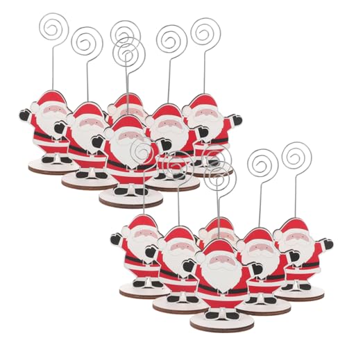 DOITOOL 24 Stck. Desktop-Notizhalter weihnachtliche Mittelstücke für Tische retro Weihnachtsmann Name Hinweisclip Desktop-Weihnachtsschmuck Weihnachtshalter Nachrichtenordner Bambus DOITOOL 24 Stck. Desktop-Notizhalter weihnachtliche Mittelstücke für Tische retro Weihnachtsmann Name Hinweisclip Desktop-Weihnachtsschmuck Weihnachtshalter Nachrichtenordner Bambus von DOITOOL