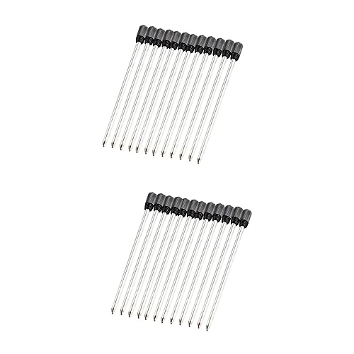 DOITOOL 24 Stck. Teiliges Kugelschreiber Ersatzminen Metallkugelschreiber Mine Schwarz Kompatibel für Cross und Standardkugelschreiber Gleichmäßiger Tintenfluss Klare Einsetzbar DOITOOL 24 Stck. Teiliges Kugelschreiber Ersatzminen Metallkugelschreiber Mine Schwarz Kompatibel für Cross und Standardkugelschreiber Gleichmäßiger Tintenfluss Klare Einsetzbar von DOITOOL
