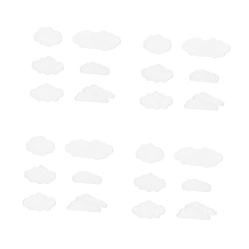 DOITOOL 24 Stk. Teiliges Selbstklebende Wolken Form Bestickte Applikationen Dekorative Patches für DIY Kleidung Vielseitig Aufbügelbar für Jacken Jeans und Shirts Farbenfrohe Wolken DOITOOL 24 Stk. Teiliges Selbstklebende Wolken Form Bestickte Applikationen Dekorative Patches für DIY Kleidung Vielseitig Aufbügelbar für Jacken Jeans und Shirts Farbenfrohe Wolken von DOITOOL