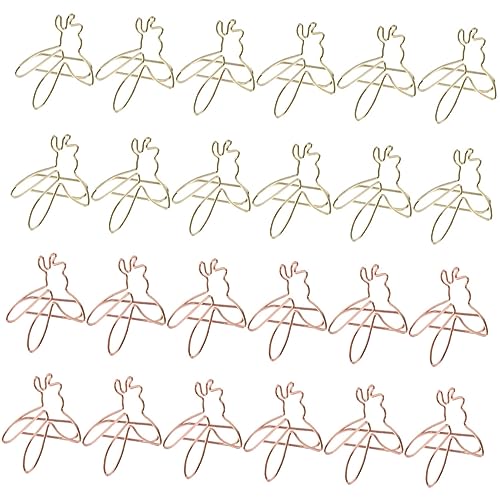 DOITOOL 24 Stück Goldene Bienen Büroklammern Dekorative Papierclips aus Niedliche Tierdesigns für Schule Büro Kreative und Notizbuch Dekorationen von DOITOOL
