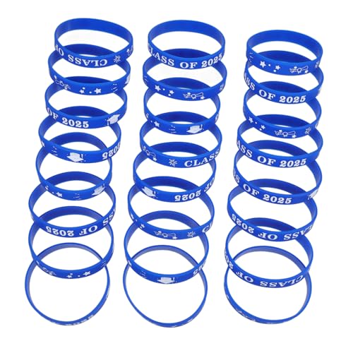 DOITOOL 24 Stück Graduierungsarmband 2025 Armband Senior Favorisieren Feiern Liste Thema Willkommen Erste Student Hoch Gegenwärtig Rosa Absolventenarmband Sachen Party Kieselgel Blau DOITOOL 24 Stück Graduierungsarmband 2025 Armband Senior Favorisieren Feiern Liste Thema Willkommen Erste Student Hoch Gegenwärtig Rosa Absolventenarmband Sachen Party Kieselgel Blau von DOITOOL