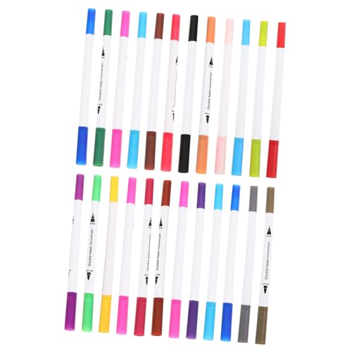 DOITOOL 24 Stück Malmarker Set Doppelte Filzstifte für Kreative Projekte Geeignet für Zeichnungen Tagebuch und Kunsthandwerk Farben Gesund und Sicher DOITOOL 24 Stück Malmarker Set Doppelte Filzstifte für Kreative Projekte Geeignet für Zeichnungen Tagebuch und Kunsthandwerk Farben Gesund und Sicher von DOITOOL