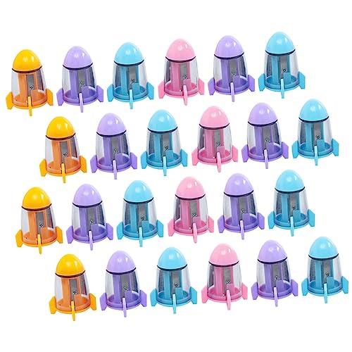 DOITOOL 24 Stück Raketenspitzer Einloch-bleistiftspitzer Anspitzer Schöner Bleistiftspitzer Bunte Bleistiftspitzer Büro Studenten-handspitzer Leichte Bleistiftspitzer Plastik DOITOOL 24 Stück Raketenspitzer Einloch-bleistiftspitzer Anspitzer Schöner Bleistiftspitzer Bunte Bleistiftspitzer Büro Studenten-handspitzer Leichte Bleistiftspitzer Plastik von DOITOOL