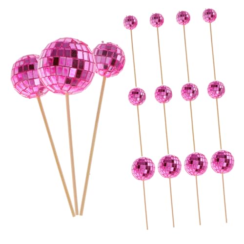 DOITOOL Stück Spiegelkuchenkuchendekoration Cupcake -topper Tortenaufsätze Mit Kugeln Discokugeln Tortenaufsatz Kuchendeckel Mädchen Mini-cupcake-topper Discokugeln Spiegeln Holz Rosa DOITOOL Stück Spiegelkuchenkuchendekoration Cupcake -topper Tortenaufsätze Mit Kugeln Discokugeln Tortenaufsatz Kuchendeckel Mädchen Mini-cupcake-topper Discokugeln Spiegeln Holz Rosa von DOITOOL