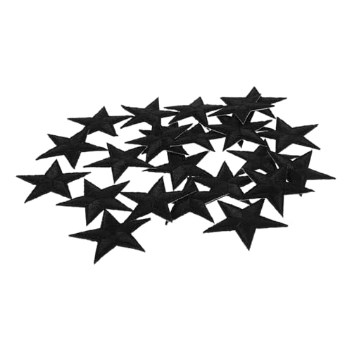 DOITOOL 24 Stück Teiliges Bestickte Fünf eck stern Aufnäher zum Aufbügeln Langlebige Polyester Flicken Schwarz für Kleidung Hüte Rucksäcke Schuhe Einfache Befestigung mit Bügeleisen DOITOOL 24 Stück Teiliges Bestickte Fünf eck stern Aufnäher zum Aufbügeln Langlebige Polyester Flicken Schwarz für Kleidung Hüte Rucksäcke Schuhe Einfache Befestigung mit Bügeleisen von DOITOOL