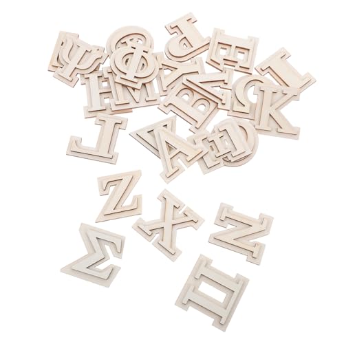 DOITOOL 24 Stück Teiliges Doppellagiger Holz griechischer Buchstaben Unlackierte Holzbuchstaben zum Basteln Natürliche Holzstruktur für DIY Wanddeko Kunstprojekte und Rustikale DOITOOL 24 Stück Teiliges Doppellagiger Holz griechischer Buchstaben Unlackierte Holzbuchstaben zum Basteln Natürliche Holzstruktur für DIY Wanddeko Kunstprojekte und Rustikale von DOITOOL