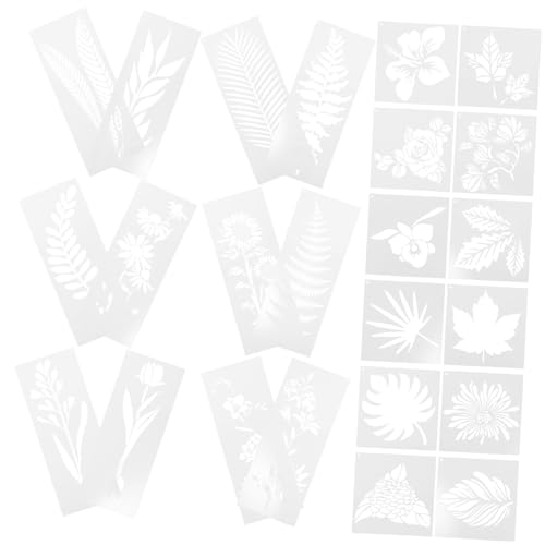 DOITOOL 24 Stück Teiliges Malvorlagen Schablonen für Pflanzen und Wiederverwendbare DIY Schablonen Pet Material für Malprojekte Fliesen Wänden und Mehr DOITOOL 24 Stück Teiliges Malvorlagen Schablonen für Pflanzen und Wiederverwendbare DIY Schablonen Pet Material für Malprojekte Fliesen Wänden und Mehr von DOITOOL