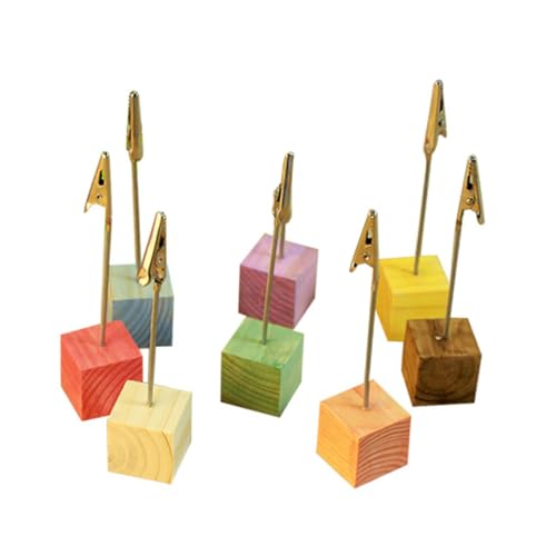 DOITOOL 24 Stück Teiliges Memo Clip aus Holz und Metall Stabiler Würfelhalter mit Starkem Klammergriff Bunte Farbmischung als Fotohalter Zettelhalter Kartenhalter für Büro und Zuhause DOITOOL 24 Stück Teiliges Memo Clip aus Holz und Metall Stabiler Würfelhalter mit Starkem Klammergriff Bunte Farbmischung als Fotohalter Zettelhalter Kartenhalter für Büro und Zuhause von DOITOOL