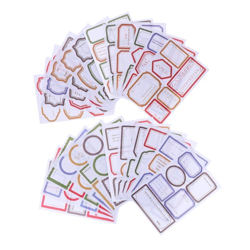 DOITOOL 24 Stück Teiliges Memo Pad mit Einzigartigen Rahmen Selbstklebende Notizzettel für Scrapbooking Journaling und DIY Bastelarbeiten Kreative Vintage Etiketten Tragbare Scrapbook DOITOOL 24 Stück Teiliges Memo Pad mit Einzigartigen Rahmen Selbstklebende Notizzettel für Scrapbooking Journaling und DIY Bastelarbeiten Kreative Vintage Etiketten Tragbare Scrapbook von DOITOOL