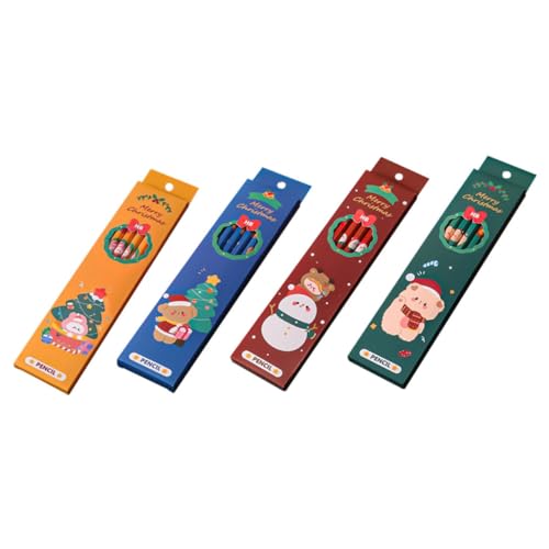 DOITOOL 24 Stück Teiliges Weihnachtsbleistift für Hb Skizzenbleistifte mit Radiergummi Schreiben Zeichnen und Skizzieren im Klassenzimmer Hause DOITOOL 24 Stück Teiliges Weihnachtsbleistift für Hb Skizzenbleistifte mit Radiergummi Schreiben Zeichnen und Skizzieren im Klassenzimmer Hause von DOITOOL
