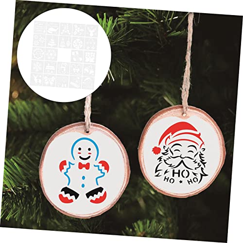 DOITOOL 24 Stück Teiliges Weihnachtsmal Wiederverwendbare Schablonen für Diy Kreative Bastelideen für Scrapbooking Tagebücher und Weihnachtsdekoration DOITOOL 24 Stück Teiliges Weihnachtsmal Wiederverwendbare Schablonen für Diy Kreative Bastelideen für Scrapbooking Tagebücher und Weihnachtsdekoration von DOITOOL