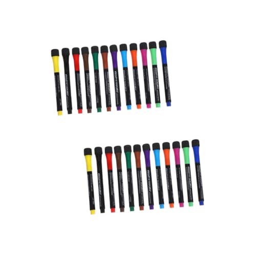 DOITOOL 24 Teiliges Magnetische Whiteboard Marker Abwischbare Dry Erase Stifte mit Kräftigen Farben Leicht und Langlebig für Büro Schule und Zuhause Glattes Schreiben ohne Verblassen DOITOOL 24 Teiliges Magnetische Whiteboard Marker Abwischbare Dry Erase Stifte mit Kräftigen Farben Leicht und Langlebig für Büro Schule und Zuhause Glattes Schreiben ohne Verblassen von DOITOOL