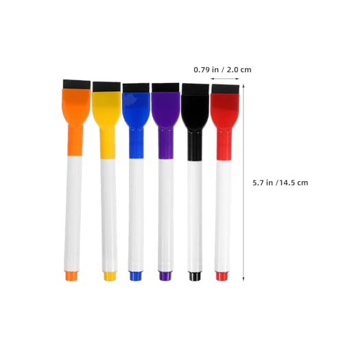 DOITOOL 24 magnetische trocken abwischbare Marker mit Radiergummi, Whiteboard-Marker, bunte, feine Spitze, für Lehrer, Schüler, Markierungen im Büro, Zuhause, Schulbedarf DOITOOL 24 magnetische trocken abwischbare Marker mit Radiergummi, Whiteboard-Marker, bunte, feine Spitze, für Lehrer, Schüler, Markierungen im Büro, Zuhause, Schulbedarf von DOITOOL
