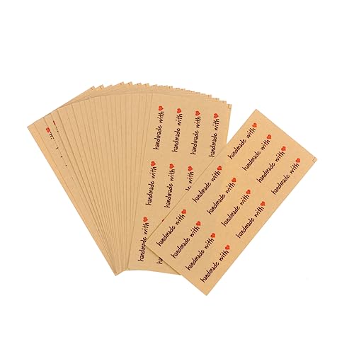 DOITOOL 240 Stück Herzförmige Kraftpapier Aufkleber Etiketten Selbstklebende Verpackungssticker zum Versiegeln von Umschlägen und Geschenken Bögen Á Dekorative Bastelaufkleber DOITOOL 240 Stück Herzförmige Kraftpapier Aufkleber Etiketten Selbstklebende Verpackungssticker zum Versiegeln von Umschlägen und Geschenken Bögen Á Dekorative Bastelaufkleber von DOITOOL