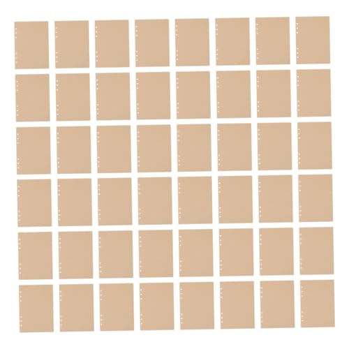 DOITOOL 240 Stück Nachfüllpapier Blanko Loose Leaf Ersatzblätter für Ringbuch Notizbuch Organizer Vielseitig Einsetzbar Reibungslos Beschreibbar für Büro Schule Journal Planer von DOITOOL