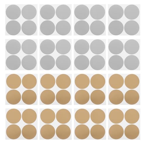 DOITOOL 240 Stück Scratch Off Aufkleber Selbstklebende Rubbellose in Gold und Silber Kreative DIY Rubbelkarten für Kleine Unternehmen Preise Bastelprojekte Teambuilding und Interaktive von DOITOOL