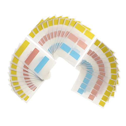 DOITOOL 240Stücke Selbstklebende Memo Pads Tränenfähige Haftnotizen für Büro und Zuhause Große Kleine Mittlere Indexaufkleber Praktische Notizzettel von DOITOOL