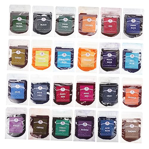 DOITOOL 24Taschen Tie Dye mit Farben Waschfeste Stofffarbe für DIY Kleidung Shirts und Partybedarf für Erwachsene pro Beutel Kreative Bastelideen DOITOOL 24Taschen Tie Dye mit Farben Waschfeste Stofffarbe für DIY Kleidung Shirts und Partybedarf für Erwachsene pro Beutel Kreative Bastelideen von DOITOOL