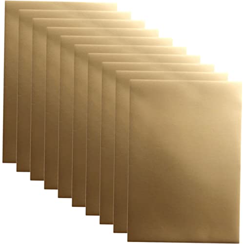 DOITOOL 25 Blatt Goldmarmelade Sammelalbum falten farbiges Papier Origami -Papier Bastelfaltpapier DIY Origami Paper Scrapbooking -Vorräte Scrapbooking -Papier Farbpapier das Papier Golden von DOITOOL