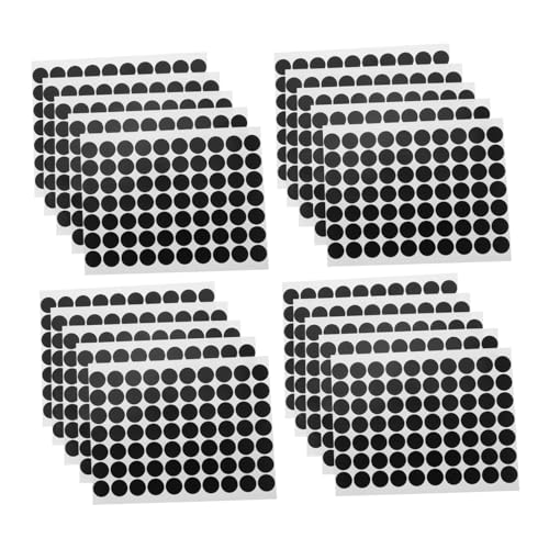 DOITOOL 25 Blatt Wasserdichte Bedruckbare Schwarze Rundaufkleber Selbstklebende Pvc etiketten Kratzfeste Vielseitige Beschriftung für Flaschen Gefrierschrank Lebensmittel Pharma mit DOITOOL 25 Blatt Wasserdichte Bedruckbare Schwarze Rundaufkleber Selbstklebende Pvc etiketten Kratzfeste Vielseitige Beschriftung für Flaschen Gefrierschrank Lebensmittel Pharma mit von DOITOOL