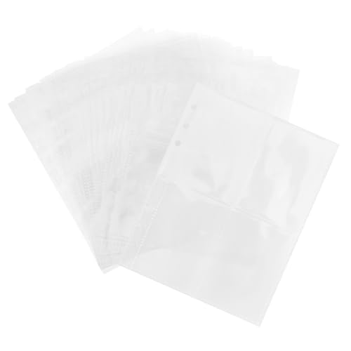 DOITOOL 25 Blatt Wiederverwendbare Budget für Binder für Bargeld Budget Hüllen für Ringbuch Organizer Transparentes Design für Einfache Übersicht von DOITOOL