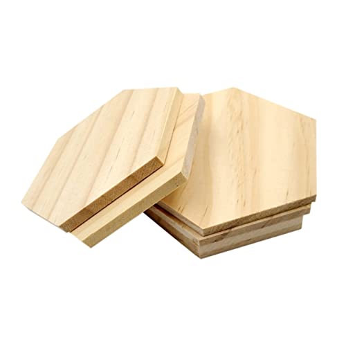 DOITOOL 25 Stück Holzscheiben Sechseck Blanko Holzplatten für Diy Projekte Hochzeit Party Dekoration Unbehandelt Natürliche Holzscheiben zum Bemalen und Verzieren DOITOOL 25 Stück Holzscheiben Sechseck Blanko Holzplatten für Diy Projekte Hochzeit Party Dekoration Unbehandelt Natürliche Holzscheiben zum Bemalen und Verzieren von DOITOOL