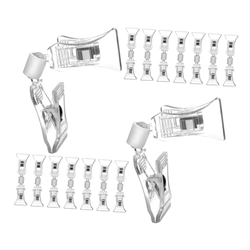 DOITOOL 25 Stück Rotierbare Clips für Preisschilder Halter für Merchandise Displays für Einzelhandel und Supermärkte von DOITOOL