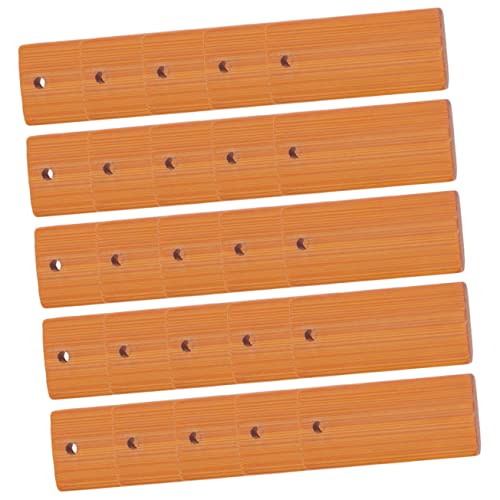 DOITOOL 25 Stück Teiliges Diy Bambus Schlüsselanhänger Anhänger Blanko Holzchips zum Bemalen Gravieren Schlüsselring Dekoration für Bastelprojekte Geburtstag Weihnachten von DOITOOL