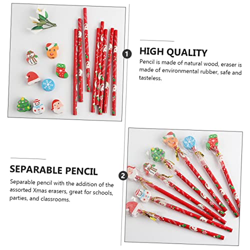 DOITOOL 25 Stück Teiliges Weihnachtsbleistift mit Radiergummi Cartoon Umweltfreundliches Holz Glattes Schreiben Leicht und Sicher für Schüler und Geschenkstationery DOITOOL 25 Stück Teiliges Weihnachtsbleistift mit Radiergummi Cartoon Umweltfreundliches Holz Glattes Schreiben Leicht und Sicher für Schüler und Geschenkstationery von DOITOOL