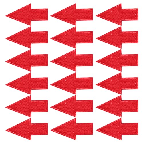 DOITOOL 25 Stück bestickte Aufnäher zum Aufbügeln/Aufnähen: Rote Pfeile, bestickte Applikationen für Hüte, Pullover, Jeans und Rucksäcke, Verzierungen DOITOOL 25 Stück bestickte Aufnäher zum Aufbügeln/Aufnähen: Rote Pfeile, bestickte Applikationen für Hüte, Pullover, Jeans und Rucksäcke, Verzierungen von DOITOOL