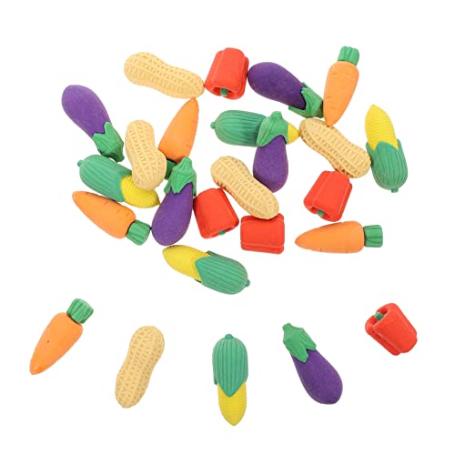 DOITOOL 25 Stück pflanzlicher Radiergummi Kleinkinder 3D-Radierer entzückende kleine Radiergummis Studenten Radiergummi Topper Kawaii Eraser Mini-Radiergummis in Lebensmittelform tpr Bunt DOITOOL 25 Stück pflanzlicher Radiergummi Kleinkinder 3D-Radierer entzückende kleine Radiergummis Studenten Radiergummi Topper Kawaii Eraser Mini-Radiergummis in Lebensmittelform tpr Bunt von DOITOOL