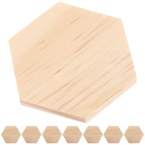 DOITOOL 25 Stück sechseckige Holzspäne Holzhandwerk unvollendet Holzscheiben zum Basteln Holz-Tags unfertige leere Holzscheiben hölzern Khaki DOITOOL 25 Stück sechseckige Holzspäne Holzhandwerk unvollendet Holzscheiben zum Basteln Holz-Tags unfertige leere Holzscheiben hölzern Khaki von DOITOOL