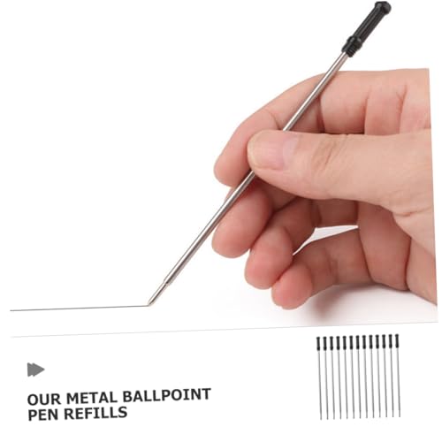 DOITOOL 250 Stck. Kugelschreiberminen Schwarz Metall Ersatzminen für Kugelschreiber Nachfüllungen mit Schnell Trocknender Glattes Schreiben Kompatibel für Büro und Alltag DOITOOL 250 Stck. Kugelschreiberminen Schwarz Metall Ersatzminen für Kugelschreiber Nachfüllungen mit Schnell Trocknender Glattes Schreiben Kompatibel für Büro und Alltag von DOITOOL