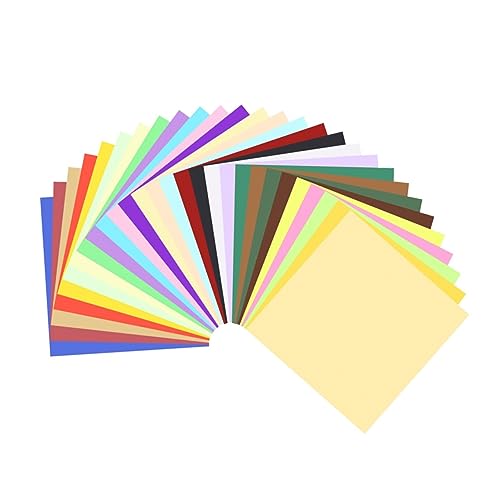 DOITOOL 250 Stück Farbiges Origami Papier Handwerkspapier für Bastelprojekte und Faltspiele Farben für Kindergarten und Diy Kreativität von DOITOOL
