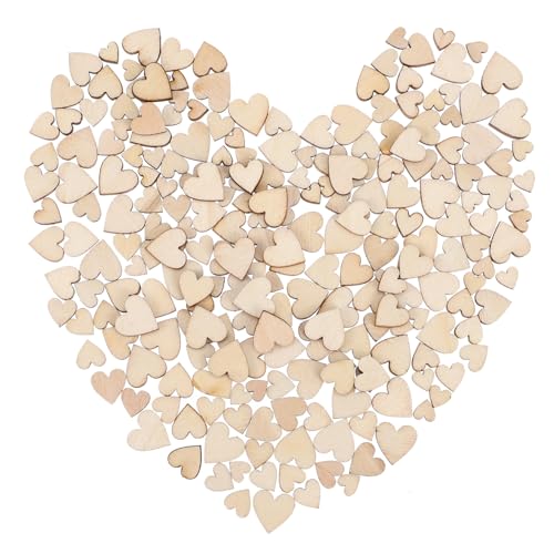 DOITOOL 250 Stück Herzförmige Holzscheiben Blanko Holzstücke für DIY Bastelprojekte Umweltfreundliche Deko Accessoires für Kreative Anwendungen DOITOOL 250 Stück Herzförmige Holzscheiben Blanko Holzstücke für DIY Bastelprojekte Umweltfreundliche Deko Accessoires für Kreative Anwendungen von DOITOOL