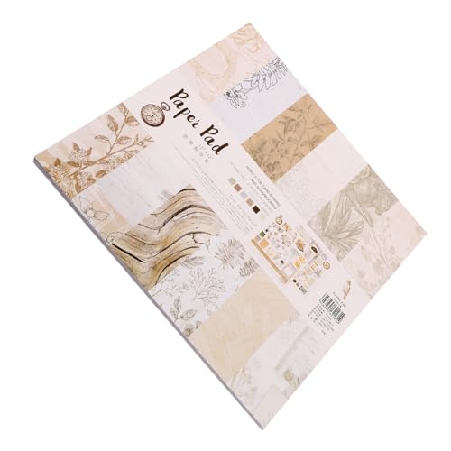 DOITOOL 26 Blatt Retro Scrapbook Papiere für Diy Bastelprojekte Doppelseitiges Dekorpapier Vielseitige Hintergründe für Alben Notizbücher und Kunstprojekte für Jugendliche und Erwachsene von DOITOOL