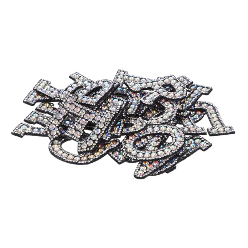 DOITOOL 26 Stück Teiliges Bügelbuchstaben mit Strasssteinen Glitzernde Rhinestone Patches für Kleidung Vielseitige DIY Buchstaben zum Aufbügeln und Nähen Geeignet für Hüte Taschen und DOITOOL 26 Stück Teiliges Bügelbuchstaben mit Strasssteinen Glitzernde Rhinestone Patches für Kleidung Vielseitige DIY Buchstaben zum Aufbügeln und Nähen Geeignet für Hüte Taschen und von DOITOOL