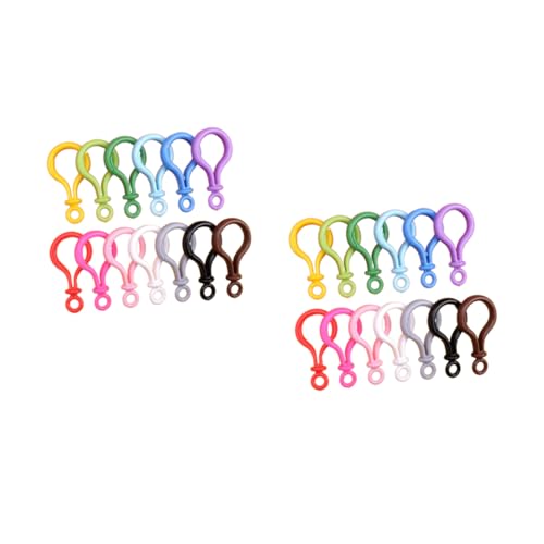DOITOOL 26 Stück Teiliges Bunte Lampenform Schlüsselanhänger mit Robustem Karabinerverschluss Kreativer Taschen und Schlüsselclip Vielseitig Einsetzbar für Geschenke und Modeaccessoires von DOITOOL