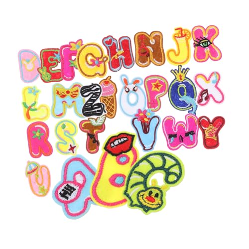 DOITOOL 26 Stück Teiliges Farbenfrohe Bügelbuchstaben Patches für Kleidung zum Dekorieren und Reparieren von Kleidung Taschen und Mehr A Z DOITOOL 26 Stück Teiliges Farbenfrohe Bügelbuchstaben Patches für Kleidung zum Dekorieren und Reparieren von Kleidung Taschen und Mehr A Z von DOITOOL