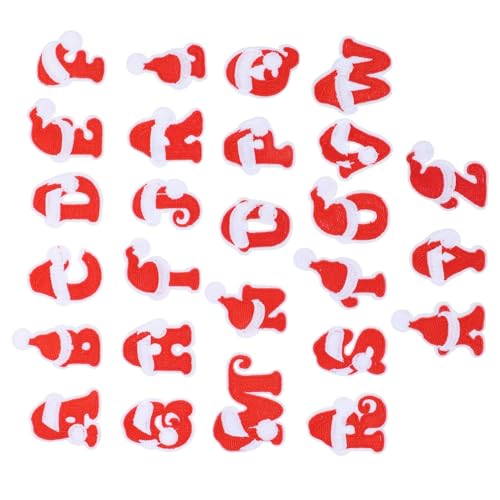 DOITOOL 26 Stück Teiliges Weihnachtsstickerei Buchstaben Patches Rot Weiß Dekorative Aufnäher zum Nähen für Kleidung DIY Geeignet für Kleider Jeans Taschen Hüte Festliche Bastelprojekte DOITOOL 26 Stück Teiliges Weihnachtsstickerei Buchstaben Patches Rot Weiß Dekorative Aufnäher zum Nähen für Kleidung DIY Geeignet für Kleider Jeans Taschen Hüte Festliche Bastelprojekte von DOITOOL