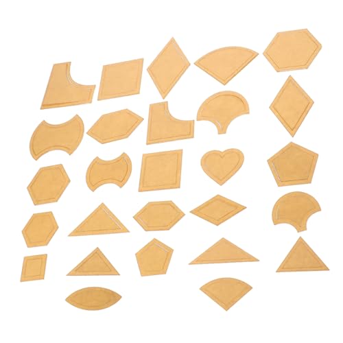 DOITOOL 27 Sätze Näh-quilt-werkzeuge Nähen Decke Nähvorlagen Zum Quilten Quiltlineal Quilt-vorlagen Quiltvorlagen Zum Quilten Nähschablone Schablonen Zum Quilten Näherabende Patch Acryl von DOITOOL