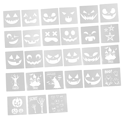 DOITOOL 27 Stück Teiliges Halloween Stanzschablonen aus Kunststoff Wiederverwendbare Malvorlagen für Papier für Scrapbooking Basteln Halloween Dekoration und Kinderprojekte DOITOOL 27 Stück Teiliges Halloween Stanzschablonen aus Kunststoff Wiederverwendbare Malvorlagen für Papier für Scrapbooking Basteln Halloween Dekoration und Kinderprojekte von DOITOOL