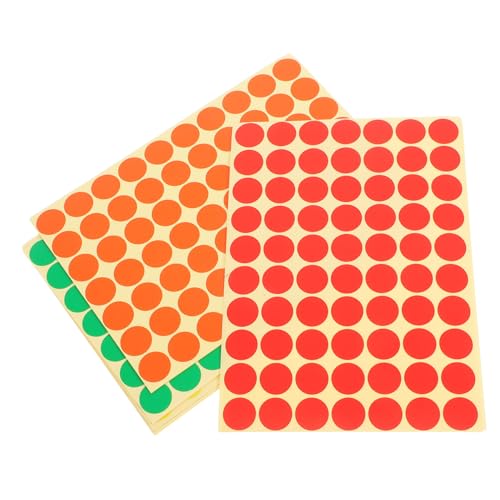 DOITOOL 2800 Stück Teiliges Selbstklebender Runder Farbcodierungsaufkleber Bunte Punktetiketten mit Starker Haftung Rückstandsfrei Entfernbar Vielseitig für Büro Schule und Dekoration DOITOOL 2800 Stück Teiliges Selbstklebender Runder Farbcodierungsaufkleber Bunte Punktetiketten mit Starker Haftung Rückstandsfrei Entfernbar Vielseitig für Büro Schule und Dekoration von DOITOOL