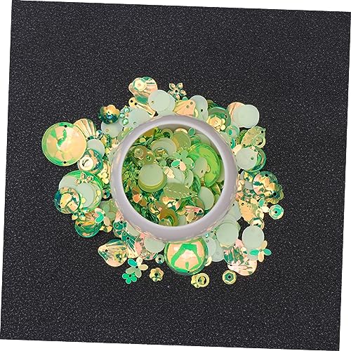 DOITOOL 2Er-Pack Bunte Flache Pailletten und Runde Spacer Perlen pro Packung DIY Schmuck Zubehör für Handarbeit Nähen Basteln Glasperlen in von DOITOOL