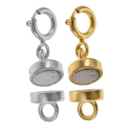 DOITOOL 2Paare Magnetverschluss für Armbänder Kettenverlängerung DIY Schmuckzubehör Einfach Abnehmbar Farben DOITOOL 2Paare Magnetverschluss für Armbänder Kettenverlängerung DIY Schmuckzubehör Einfach Abnehmbar Farben von DOITOOL